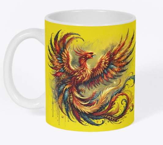 Out of the Flames Phoenix Mug. SHIPPING ADDRESS REQUIRED! IN SPECIAL INSTRUCTION BOX LOCATED IN CART*